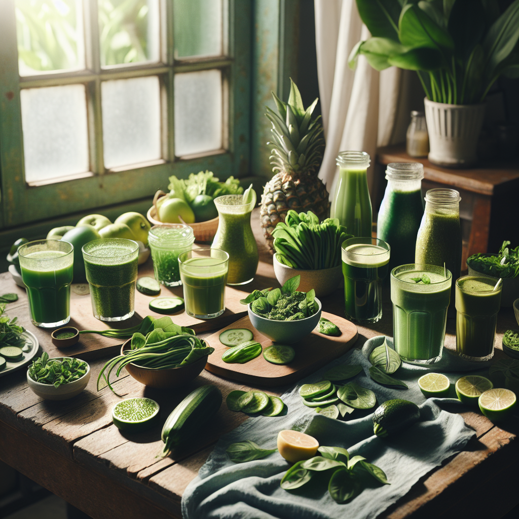 Yeşil Bitkili İçeceklerin Getirdiği Sağlık